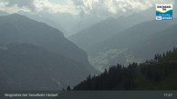 Archived image Webcam Großarl - Bergstation 6er Sesselbahn Harbach 10:00