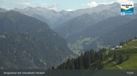 Archived image Webcam Großarl - Bergstation 6er Sesselbahn Harbach 14:00