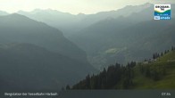 Archived image Webcam Großarl - Bergstation 6er Sesselbahn Harbach 07:00