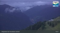 Archiv Foto Webcam Großarl - Bergstation 6er Sesselbahn Harbach 18:00