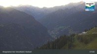 Archiv Foto Webcam Großarl - Bergstation 6er Sesselbahn Harbach 06:00