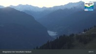 Archiv Foto Webcam Großarl - Bergstation 6er Sesselbahn Harbach 06:00