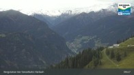 Archiv Foto Webcam Großarl - Bergstation 6er Sesselbahn Harbach 09:00