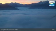 Archiv Foto Webcam Großarl - Bergstation 6er Sesselbahn Harbach 06:00