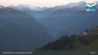 Archiv Foto Webcam Großarl - Bergstation 6er Sesselbahn Harbach 20:00