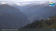 Archived image Webcam Großarl - Bergstation 6er Sesselbahn Harbach 02:00