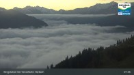 Archived image Webcam Großarl - Bergstation 6er Sesselbahn Harbach 07:00