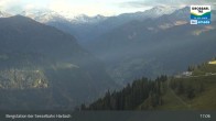 Archived image Webcam Großarl - Bergstation 6er Sesselbahn Harbach 16:00