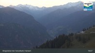 Archiv Foto Webcam Großarl - Bergstation 6er Sesselbahn Harbach 02:00