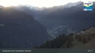 Archiv Foto Webcam Großarl - Bergstation 6er Sesselbahn Harbach 06:00