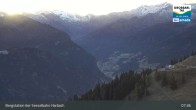 Archiv Foto Webcam Großarl - Bergstation 6er Sesselbahn Harbach 07:00