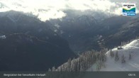 Archiv Foto Webcam Großarl - Bergstation 6er Sesselbahn Harbach 08:00