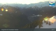 Archived image Webcam Großarl - Bergstation 6er Sesselbahn Harbach 14:00