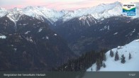 Archived image Webcam Großarl - Bergstation 6er Sesselbahn Harbach 00:00