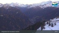 Archiv Foto Webcam Großarl - Bergstation 6er Sesselbahn Harbach 02:00