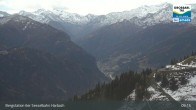 Archiv Foto Webcam Großarl - Bergstation 6er Sesselbahn Harbach 08:00