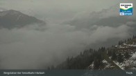 Archiv Foto Webcam Großarl - Bergstation 6er Sesselbahn Harbach 14:00