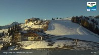 Archiv Foto Webcam Großarl - Bergstation 6er Sesselbahn Harbach 08:00