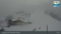 Archiv Foto Webcam Großarl - Bergstation 6er Sesselbahn Harbach 14:00