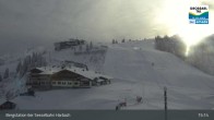 Archiv Foto Webcam Großarl - Bergstation 6er Sesselbahn Harbach 14:00