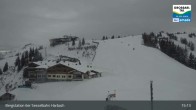 Archived image Webcam Großarl - Bergstation 6er Sesselbahn Harbach 14:00