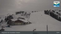 Archived image Webcam Großarl - Bergstation 6er Sesselbahn Harbach 16:00