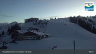 Archived image Webcam Großarl - Bergstation 6er Sesselbahn Harbach 16:00