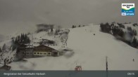 Archiv Foto Webcam Großarl - Bergstation 6er Sesselbahn Harbach 08:00