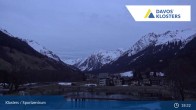 Archived image Webcam Klosters: Sports center 20:00