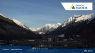 Archived image Webcam Klosters: Sports center 16:00