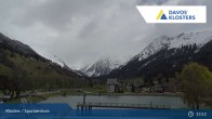 Archived image Webcam Klosters: Sports center 12:00
