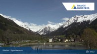Archived image Webcam Klosters: Sports center 16:00