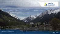 Archived image Webcam Klosters: Sports center 00:00