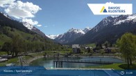 Archived image Webcam Klosters: Sports center 10:00