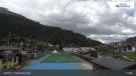Archived image Webcam Klosters: Sports center 14:00