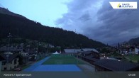 Archived image Webcam Klosters: Sports center 04:00