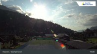 Archived image Webcam Klosters: Sports center 18:00