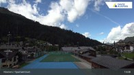 Archived image Webcam Klosters: Sports center 12:00