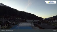 Archived image Webcam Klosters: Sports center 16:00
