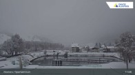 Archived image Webcam Klosters: Sports center 10:00