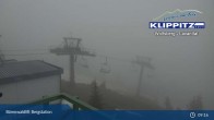 Archived image Webcam Top Station Bärenwaldlift (Klippitztörl) 08:00