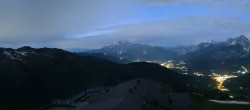 Archived image Webcam Panoramic view of Hochkönig 21:00