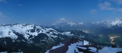 Archived image Webcam Panoramic view of Hochkönig 23:00