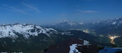 Archived image Webcam Panoramic view of Hochkönig 21:00