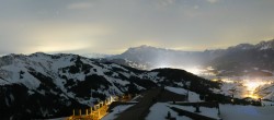 Archived image Webcam Panoramic view of Hochkönig 23:00