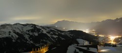 Archived image Webcam Panoramic view of Hochkönig 23:00