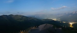 Archiv Foto Webcam Panorama vom Hochkönig 23:00