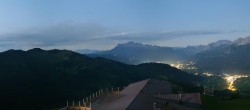 Archiv Foto Webcam Panorama vom Hochkönig 23:00