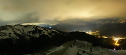 Archived image Webcam Panoramic view of Hochkönig 23:00
