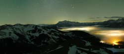 Archiv Foto Webcam Panorama vom Hochkönig 23:00